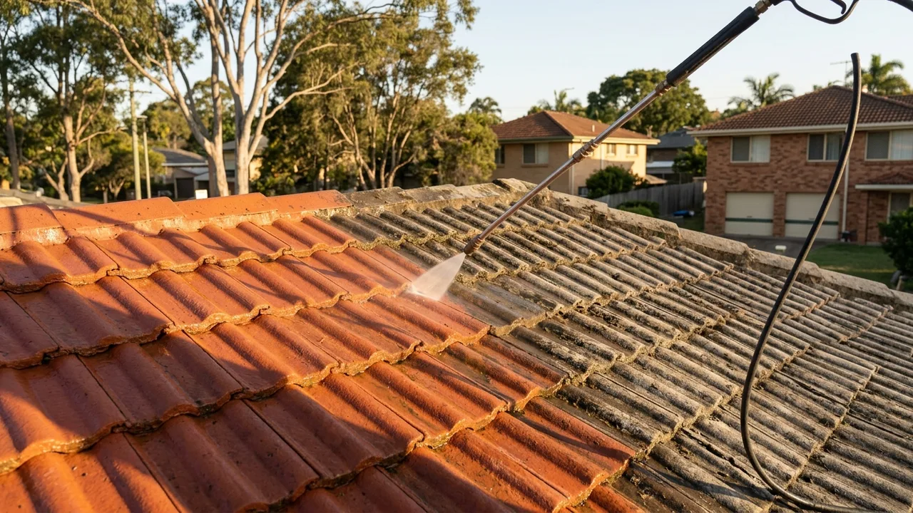 Brisbane roof restoration detail relevant to "When Is the Best Time of Year to Book a Roof Restoration in Brisbane?"