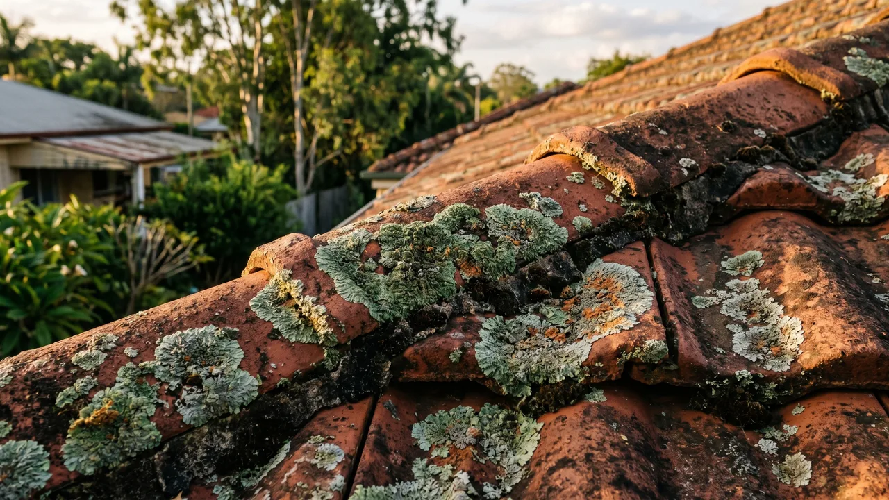 Lichen and Moss Are Growing on My Roof. Should I Be Worried? in Wynnum
